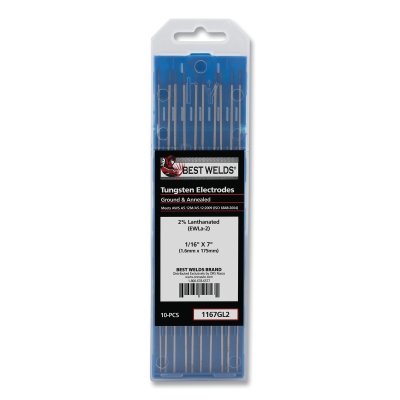 1/16 X 7 2% LANTHANATEDTUNGSTEN 10/PK